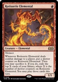 Rotisserie Elemental - Wilds of Eldraine - Magic: The Gathering card