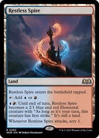 Restless Spire - Wilds of Eldraine - Magic: The Gathering card