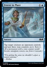Freeze in Place - Wilds of Eldraine - Magic: The Gathering card