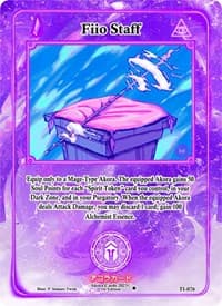 Fiio Staff - Trials of Ikithia [1st Edition] - Akora TCG card