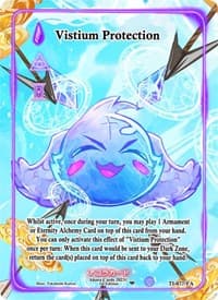 Vistium Protection (Full Art) - Trials of Ikithia [1st Edition] - Akora TCG card