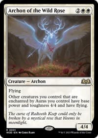 Archon of the Wild Rose - Wilds of Eldraine - Magic: The Gathering card