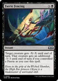 Faerie Fencing - Wilds of Eldraine - Magic: The Gathering card