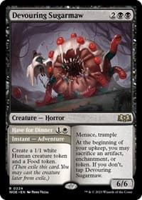 Devouring Sugarmaw - Wilds of Eldraine - Magic: The Gathering card
