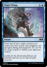 Water Wings - Wilds of Eldraine - Magic: The Gathering card