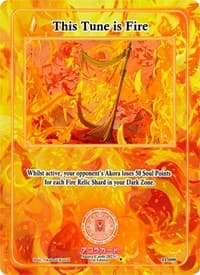 This Tune is Fire - Trials of Ikithia [1st Edition] - Akora TCG card