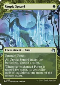 Utopia Sprawl - Wilds of Eldraine: Enchanting Tales - Magic: The Gathering card