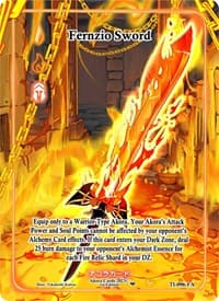 Fernzio Sword (Full Art) - Trials of Ikithia [1st Edition] - Akora TCG card