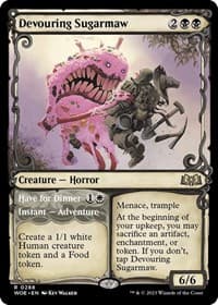 Devouring Sugarmaw (Showcase) - Wilds of Eldraine - Magic: The Gathering card