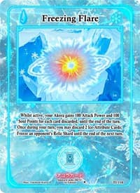 Freezing Flare - Trials of Ikithia [1st Edition] - Akora TCG card