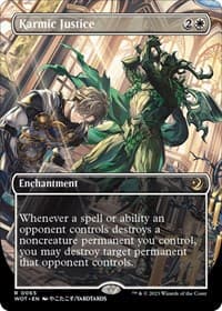 Karmic Justice (Anime Borderless) - Wilds of Eldraine: Enchanting Tales - Magic: The Gathering card