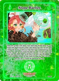 Stone Barrier - Trials of Ikithia [1st Edition] - Akora TCG card