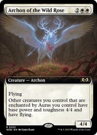 Archon of the Wild Rose (Extended Art) - Wilds of Eldraine - Magic: The Gathering card