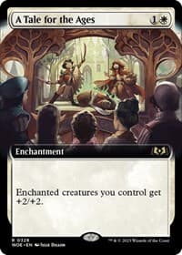 A Tale for the Ages (Extended Art) - Wilds of Eldraine - Magic: The Gathering card