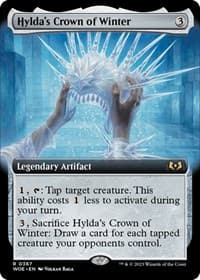 Hylda's Crown of Winter (Extended Art) - Wilds of Eldraine - Magic: The Gathering card