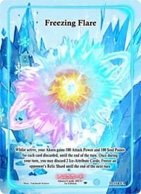 Freezing Flare (Full Art) - Trials of Ikithia [1st Edition] - Akora TCG card