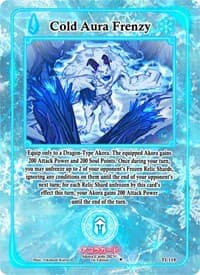 Cold Aura Frenzy - Trials of Ikithia [1st Edition] - Akora TCG card