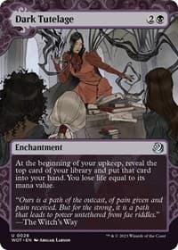 Dark Tutelage - Wilds of Eldraine: Enchanting Tales - Magic: The Gathering card