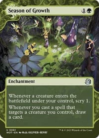 Season of Growth - Wilds of Eldraine: Enchanting Tales - Magic: The Gathering card