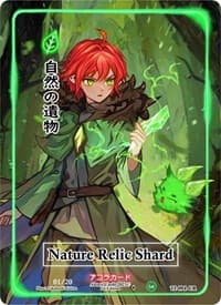Nature Relic Shard (Character Rare) (Serial Numbered) - Trials of Ikithia [1st Edition] - Akora TCG card