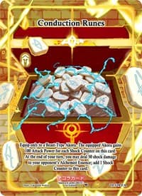 Conduction Runes (Full Art) - Trials of Ikithia [1st Edition] - Akora TCG card