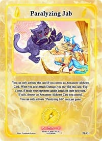 Paralyzing Jab - Trials of Ikithia [1st Edition] - Akora TCG card