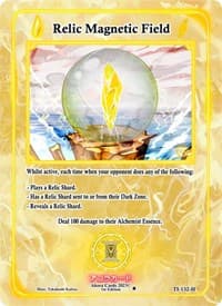 Relic Magnetic Field (Holo) - Trials of Ikithia [1st Edition] - Akora TCG card