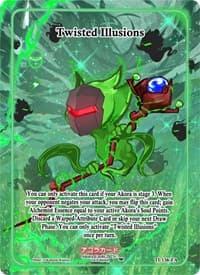 Twisted Illusions (Full Art) - Trials of Ikithia [1st Edition] - Akora TCG card