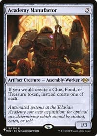 Academy Manufactor - The List Reprints - Magic: The Gathering card