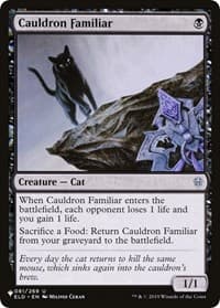Cauldron Familiar - The List Reprints - Magic: The Gathering card