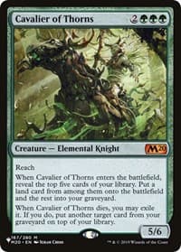 Cavalier of Thorns - The List Reprints - Magic: The Gathering card