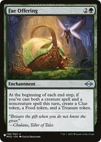 Fae Offering - The List Reprints - Magic: The Gathering card