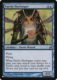 Faerie Harbinger - The List Reprints - Magic: The Gathering card