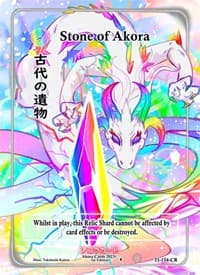 Stone of Akora (Character Rare) (Serial Numbered) - Trials of Ikithia [1st Edition] - Akora TCG card