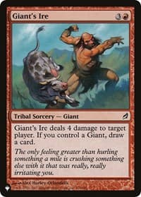 Giant's Ire - The List Reprints - Magic: The Gathering card