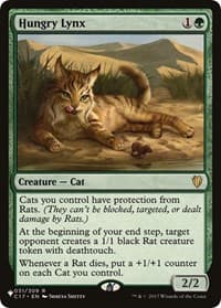 Hungry Lynx - The List Reprints - Magic: The Gathering card