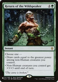 Return of the Wildspeaker - The List Reprints - Magic: The Gathering card