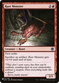 Rust Monster - The List Reprints - Magic: The Gathering card