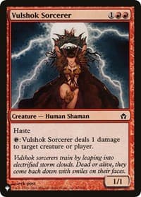 Vulshok Sorcerer - The List Reprints - Magic: The Gathering card