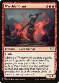 Warchief Giant - The List Reprints - Magic: The Gathering card