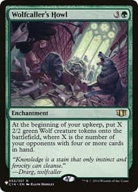 Wolfcaller's Howl - The List Reprints - Magic: The Gathering card