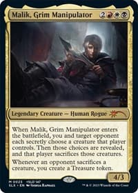 Malik, Grim Manipulator - SLX Cards - Magic: The Gathering card