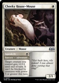 Cheeky House-Mouse - Wilds of Eldraine - Magic: The Gathering card