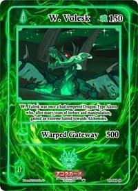 W. Volesk (Holo) - Trials of Ikithia [1st Edition] - Akora TCG card
