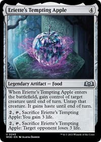 Eriette's Tempting Apple - Wilds of Eldraine - Magic: The Gathering card