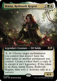 Yenna, Redtooth Regent (Extended Art) - Wilds of Eldraine - Magic: The Gathering card