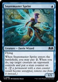 Snaremaster Sprite - Wilds of Eldraine - Magic: The Gathering card
