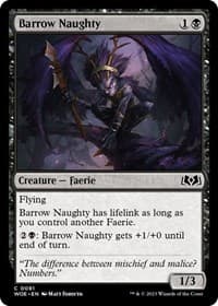 Barrow Naughty - Wilds of Eldraine - Magic: The Gathering card