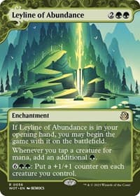 Leyline of Abundance - Wilds of Eldraine: Enchanting Tales - Magic: The Gathering card