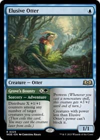 Elusive Otter - Wilds of Eldraine - Magic: The Gathering card